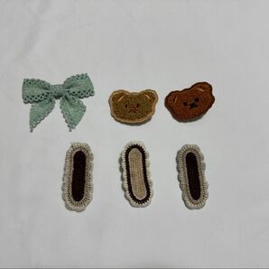 【期間限定値下】ヘアクリップセット 6個