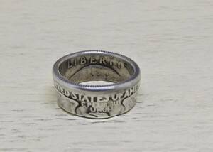 11 number size new goods unused ko Yinling g25 cent silver coin use (10571) free shipping genuine article. coin . work did handmade silver. ring 