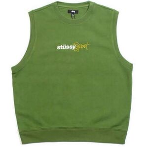 stussy fleece vest スウェット ベスト