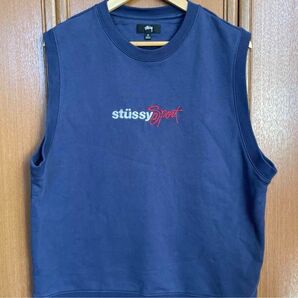 stussy fleece vest スウェット ベスト
