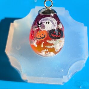 レジンアート作品 ハロウィン(メダカ)