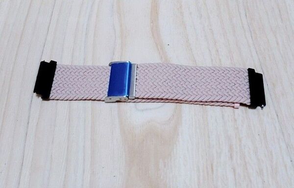 MosFoil Galaxy Watch 6 4 Classic 42mm 46mm バンド ピンク 柔らかく快適 編組バンド
