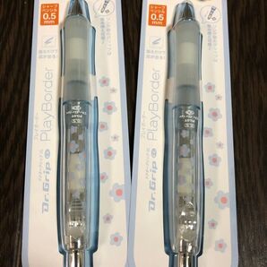大人気!ニコラ限定コラボ!ドクターグリップ ブルーフラワー2本セット!ドクターグリップ ニコラ限定!