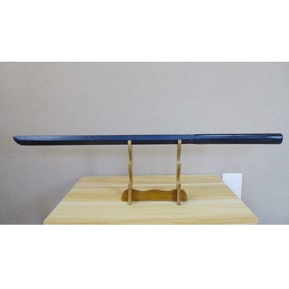 木刀 85cm 黒刀 直刀 忍者刀 護身術 訓練 練習 稽古 観賞用 コスプレ
