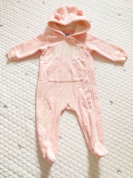 babygap カバーオール ロンパース ベビー服 ピンク 女の子 くま 60 70