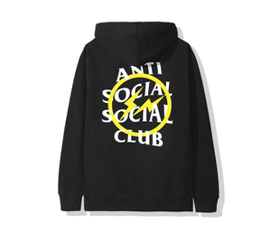 【新品正規】黒黄 L / Fragment x Assc Yellow Bolt Hoodie アンチソーシャルソーシャルクラブ　フラグメント fragmentdesign