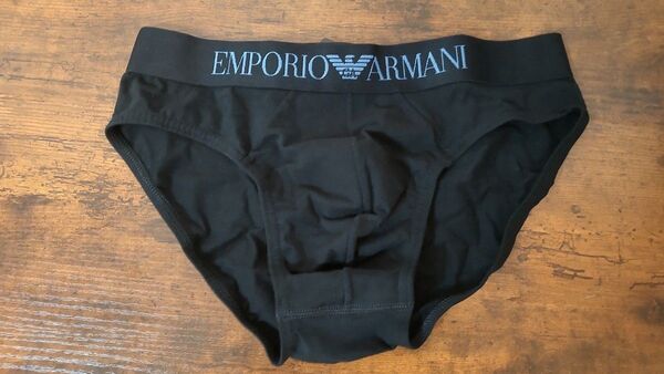 EMPORIO ARMANI ブリーフ(前とじ) Sサイズ(日本Mサイズ) 2種類各1枚計2枚 新品未使用
