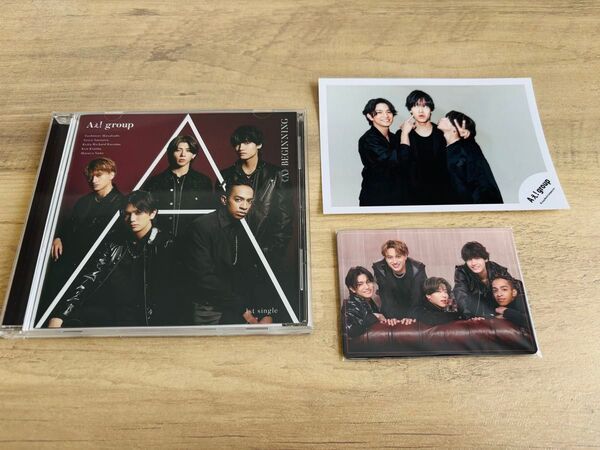 Aぇ! group《A》BEGINNING 通常盤(特典トレカ付き)+公式オフショ1枚