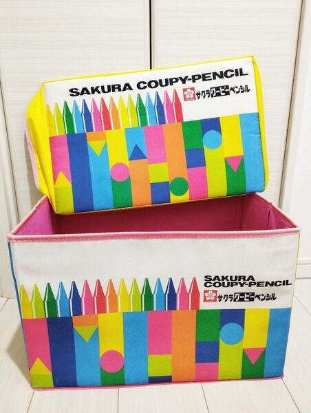 SAKURA サクラ クーピーペンシル サクラクレパス 収納 ボックス ストレージボックス おもちゃ 箱