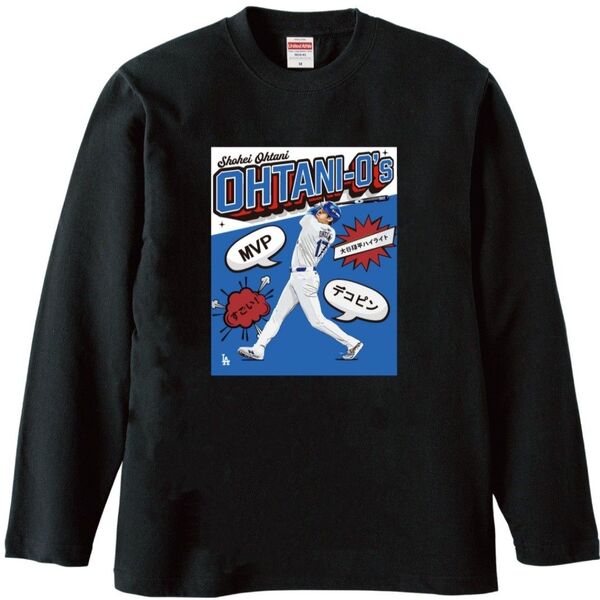 【新品未使用】大谷翔平パロディロングTシャツ おもしろ かわいい デコピン 飲み会 面白い イベント 海外 プレゼント