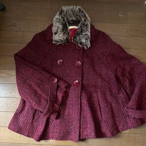 冬④ 1度着用 Aライン ショート丈 コート