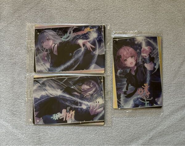 アイドルマスター シャイニーカラーズ シャニマス ウエハース 3 カード 班鳩ルカ 鈴木羽那 都田はるき コメティック