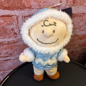 2024 USJ ユニバ クリスマス フード チャーリーブラウン マスコット キーチェーン キーホルダー