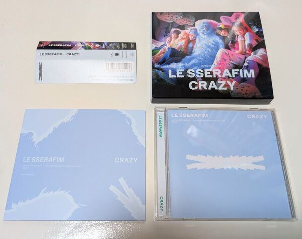 ルセラフィム CRAZY CD+付録<初回限定盤A> LE SSERAFIM
