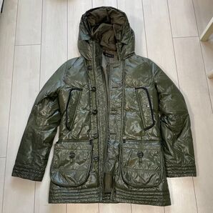 【美品】VISARUNO ビサルノ メンズロングダウンジャケット フード/ファー付き ダウン ジャケット