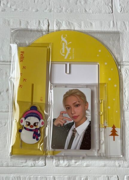 スキズ クリスマス ポップアップ フォトカードスタンド フィリックス ポガリ