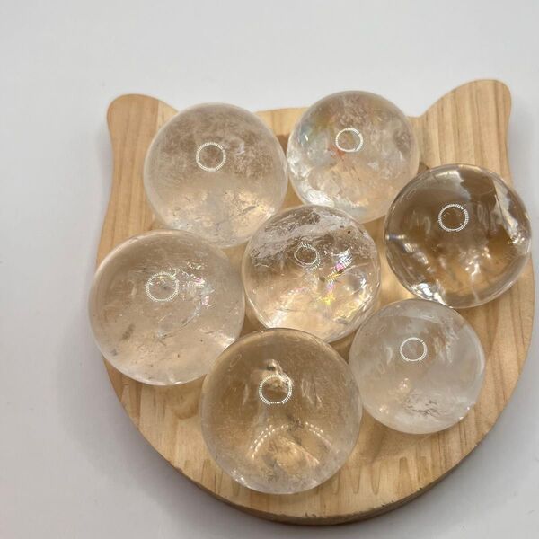 【早い者勝ち】【1点物】【赤字覚悟】【お買い得品】水晶スフィア7点セット