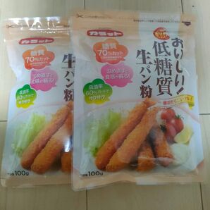 大川食品工業 カラット おいしい低糖質 生パン粉 100gx2ケ