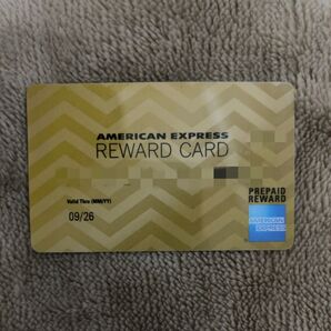 AMERICAN EXPRESS アメックス AMEX 無記名のプリペイドカード