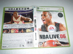 Используется Xbox360 NBA Live 06 Гарантия операции включена