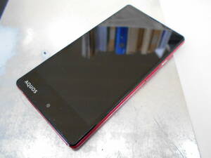 SoftBank ソフトバンク Sharp シャープ 503SH アクオスAQUOS Xx2 mini レッド 判定◯ 中古スマホ 参 傷擦れ等有