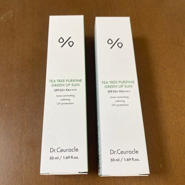 【Dr.Ceuracle】新品未使用 TEA TREE PURIFINE GREEN UP SUN ×2