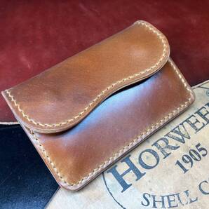 ■no.895★コインケースlot.601★ ホーウィン社シェルコードバン ★アマレット
