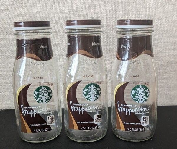 スターバックス フラペチーノ 空き瓶 ガラス瓶 アメリカ スタバ