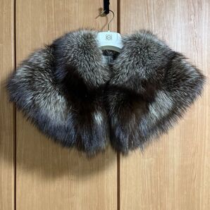 SAGA FOX Superb Quality Ranched Fox ショール