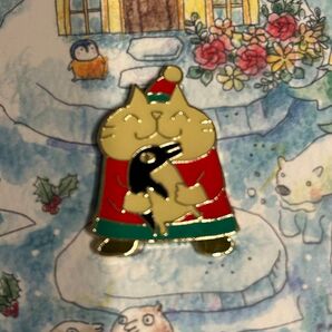 2024年クリスマス 猫 ネコ ピンズ ピンバッジ 吉沢深雪