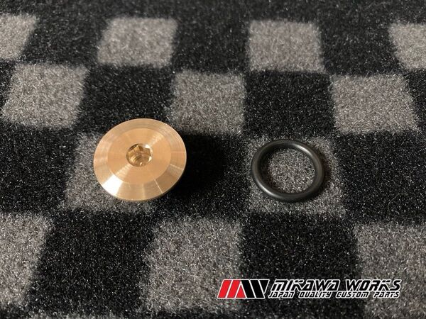 CBX400F 真鍮 スターターカバー タイミング キャップ ホール プラグ Oリング付き NC07 CBX550F PC04
