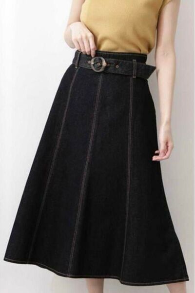 PROPORTION BODY DRESSING デニムマーメイドフレアスカート