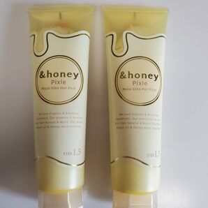 &honey (アンドハニー) ピクシー モイストシルキー ヘアパック1.5 (本体) 130g 2本セット 新品未使用