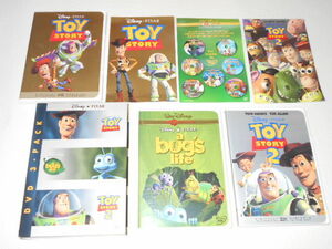 DVD*DISNEY TOY STORY 1*2 a bugs life 3 листов комплект рукав с футляром иностранная версия регион код 1