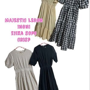 ★限定SALE★宅急便★新品タグ付き★4点SET★ティアード★シアー★パフスリーブ★レース★チェック★