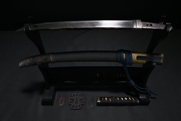 【古美術】 画像大量 肥前国住人忠吉 脇差 拵 わきざし 日本刀 Japanese sword 刀剣 コレクション 鍔