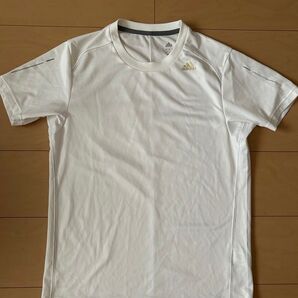 adidas ホワイト Tシャツ Mサイズ DIE