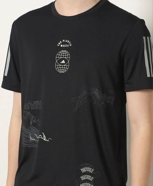 ◇新品 adidas ランニングウェア Tシャツ メンズ SSサイズ IC0214