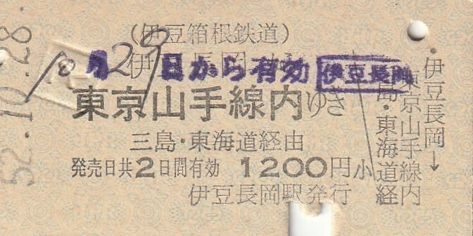 昭和 切符 乗船券 2枚セット 伊豆箱根鉄道 湖尻 元箱根 国鉄 鉄道