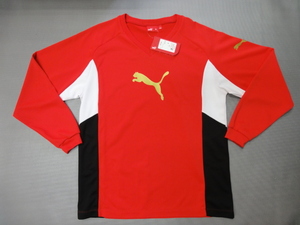 Red M Dimensional Puma Soccer с длинным рукавом плюс рубашка Puma New