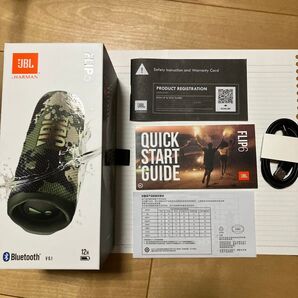 jbl flip6 スピーカー 空箱 充電ケーブル 説明書