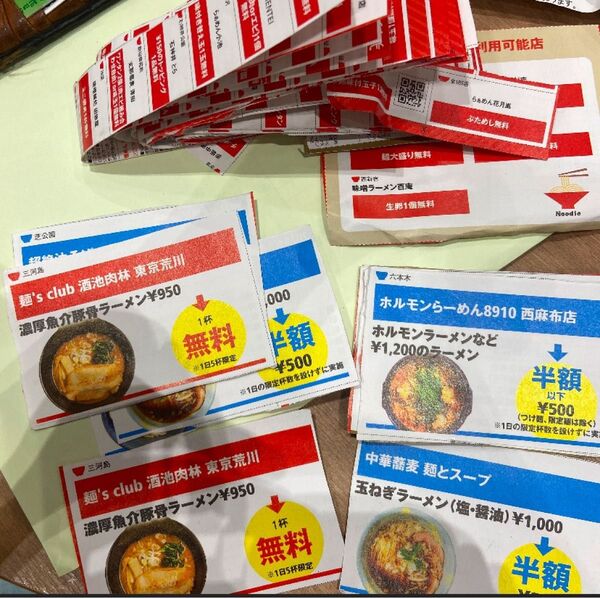ラーメン半額券 ラーメン券 2セット