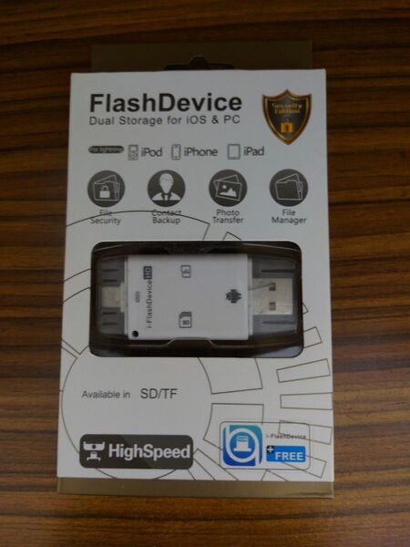 Saniki SDカードリーダー iPhone/Android/PC対応 FlashDevice Dual Storage