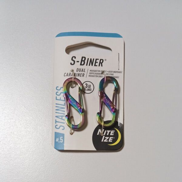 NITE IZE S-Biner #.5 ステンレス製カラビナ 2個入り