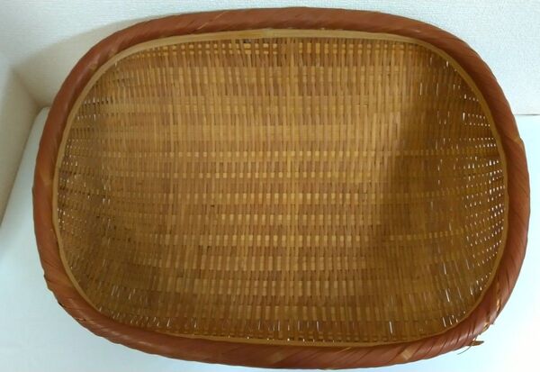 竹籠 しょうけ ざる 竹細工 竹かご レトロ