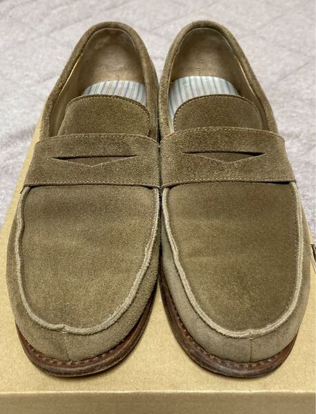 Paraboot ADONEY コインローファー UK6.5 25.0cm スエード adonis reims j.m.weston john lobb crockett&jones cheaney church's tricker's