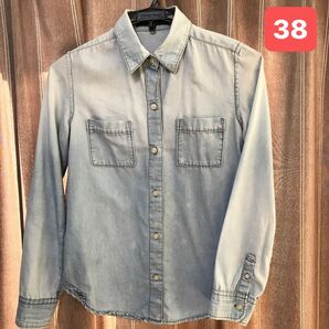 GOUT COMMUN デニムシャツ ブラウス レディース サイズ38 (Mサイズ)