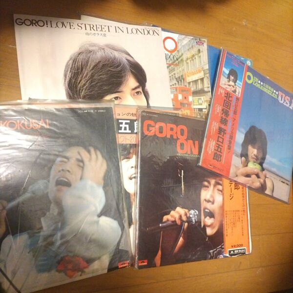 野口五郎 LP レコード7点セット