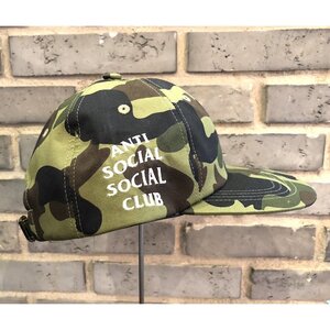 ANTI SOCIAL SOCIAL CLUB APE ADJUSTABLE CAP 1st サル アンチ ソーシャル ソーシャル クラブ エイプ ファースト 迷彩柄 緑