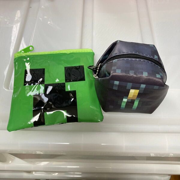 マインクラフト ガチャガチャ ミニポーチ2種